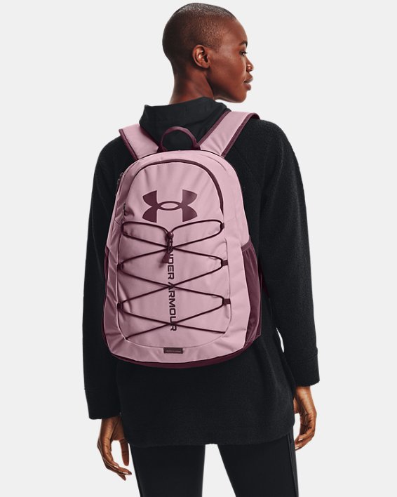 UA Hustle Sport Backpack in Pink image number 5